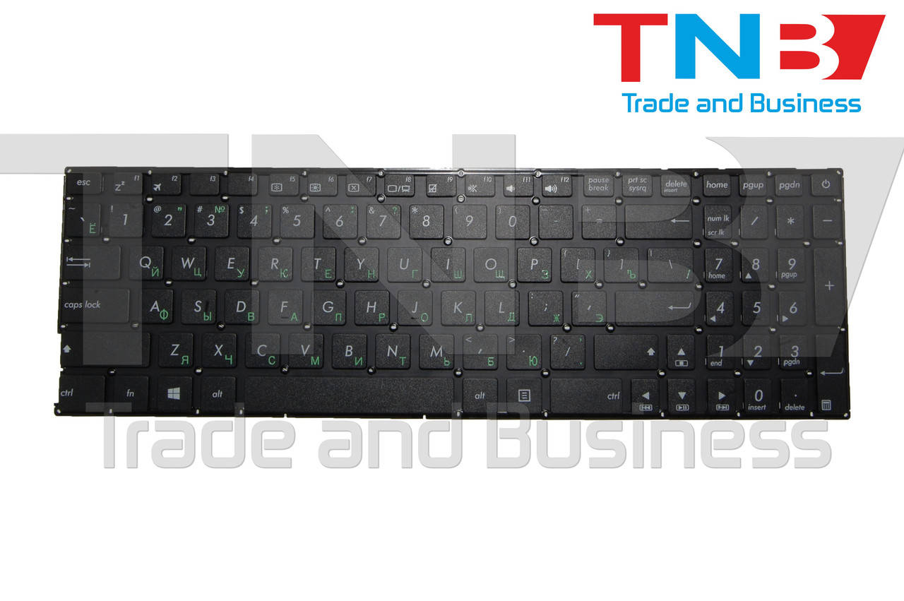 

Клавиатура ASUS 13NB0B03AP0301 черная без рамки, Черный