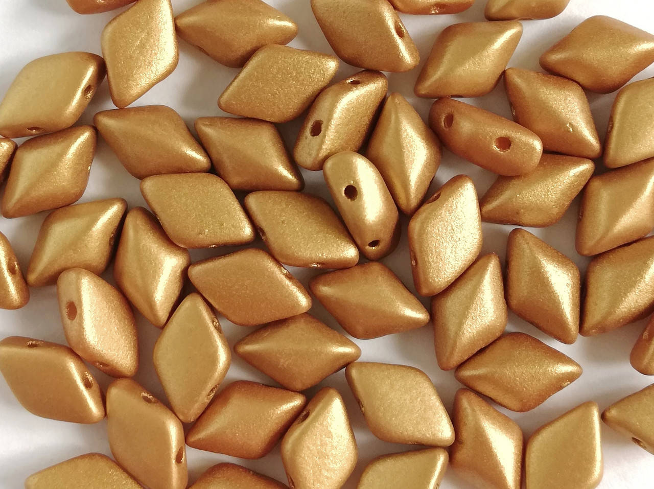 

GemDuo 8x5mm Gold Shine Yellow Sun