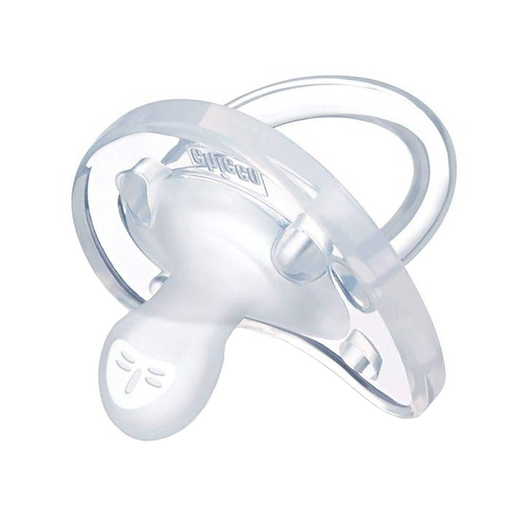 

Пустышка силиконовая (0-6 мес.) Белая Chicco Physio Soft (8058664051823), Белый
