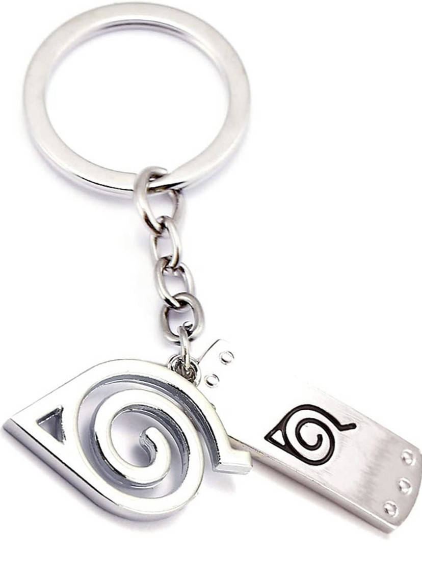 

Аксессуар Наруто брелок с символикой "Скрытый Лист" - Naruto Bendant