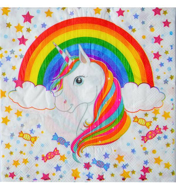 

Салфетки Единорог (15шт/уп)