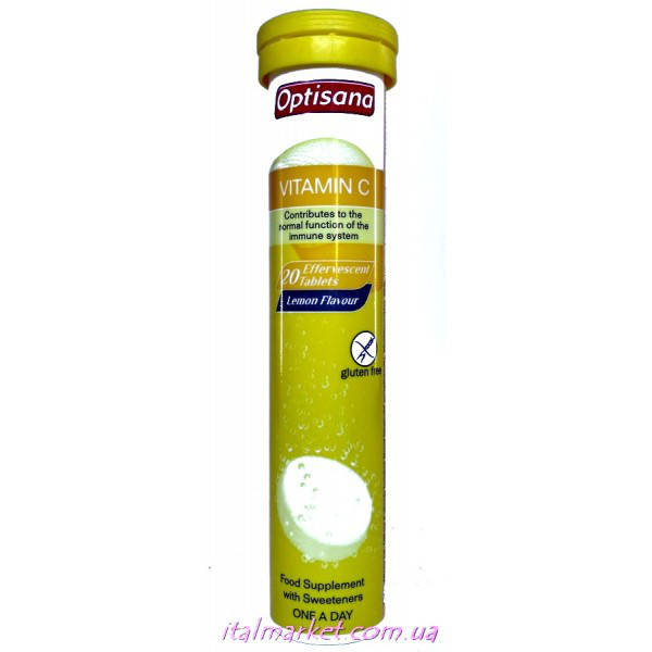 

Таблетки Вітамін С Vitamin C Optisana 20 шт