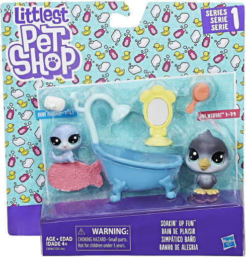 

Игровой набор Hasbro Littlest Pet Shop - Веселое купание (C1201/C0046)