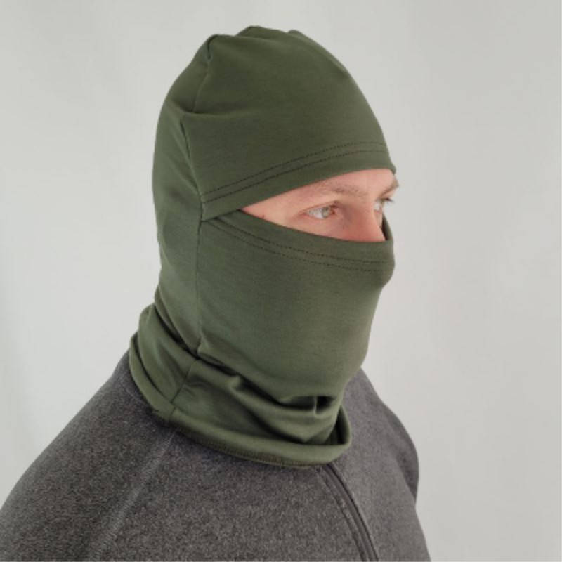 

Балаклава тактическая двутинка вискозная ВСУ (ЗСУ) 1066 7253 черная Оливковый