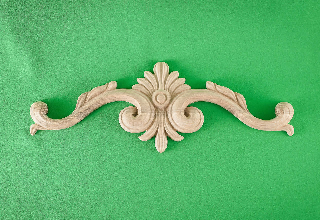 

Деревянный резной декор для мебели/ Декор горизонтальный/ Код ДГ9