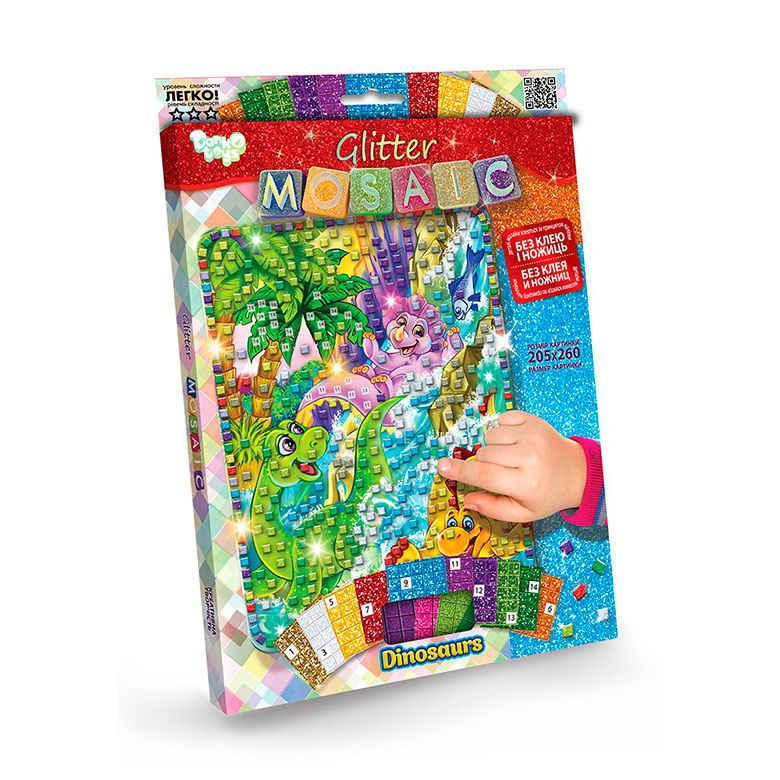 

Набор для творчества DankoToys DT БМ-03-09 Мозаика блестящая Glitter Mosaic