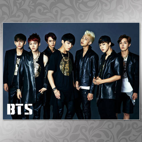 

Плакат K-Pop BTS 101