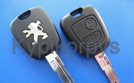 

Peugeot (Пежо)206 ключ (корпус) 2 - кнопки