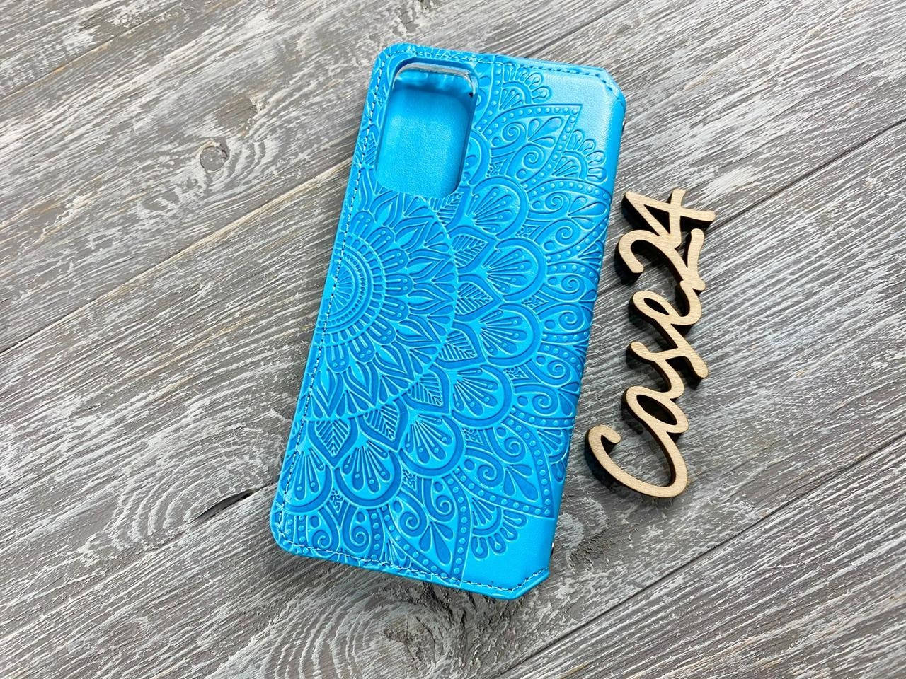 

Чехол книжка GETMAN Mandala на Xiaomi Redmi Note 10 Pro (3 цвета) голубой
