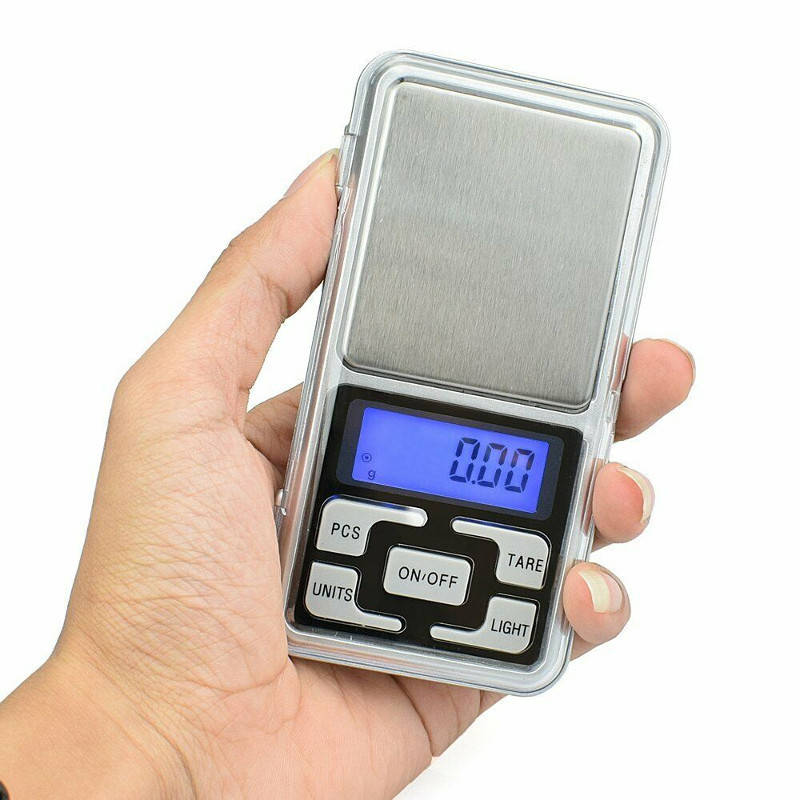 

Мини-весы электронные ювелирные Pocket Scale до 200 г(120 x 62 x 20 мм) (777)
