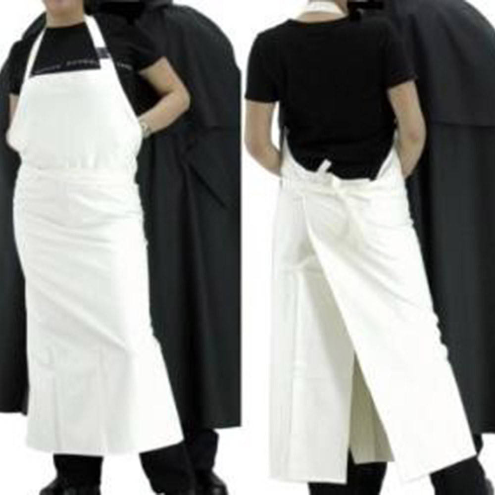 

Фартук рабочий защитный многоразовый прорезиненный ПВХ белый, желтый 90*120см. (Польша)