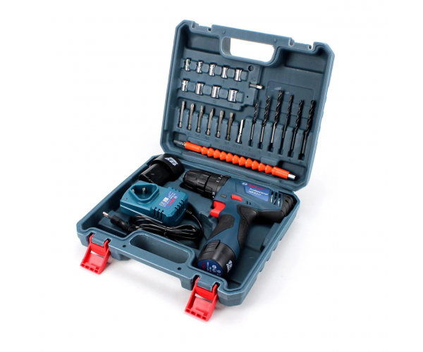 

Шуруповерт ударний BOSCH TSR18-2LI (12V 1,5AH) з набором