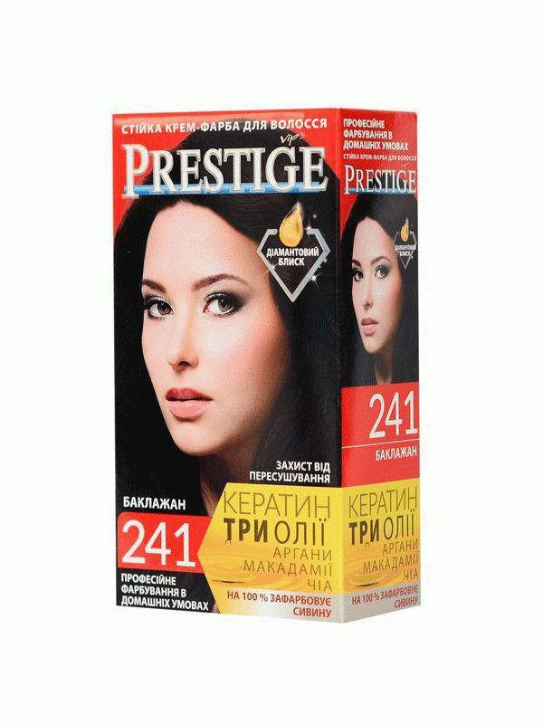 

Стойкая крем краска для волос Prestige 241 Баклажан, Престиж 115 мл