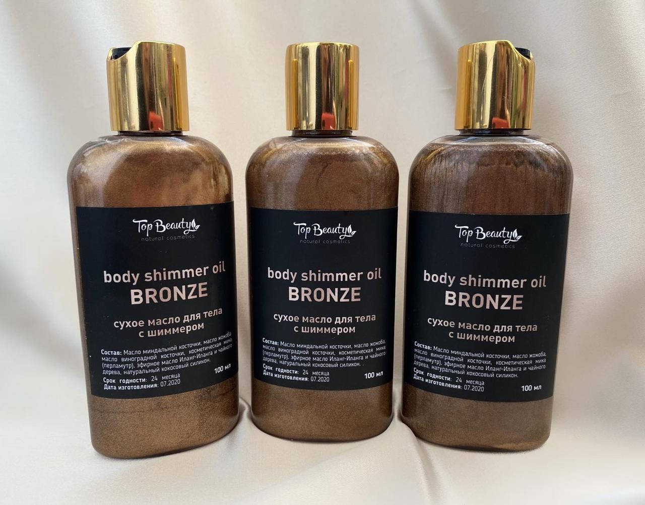 

Масло для тела с шиммером Top Beauty Body Shimmer Oil Bronze (ОПТ)