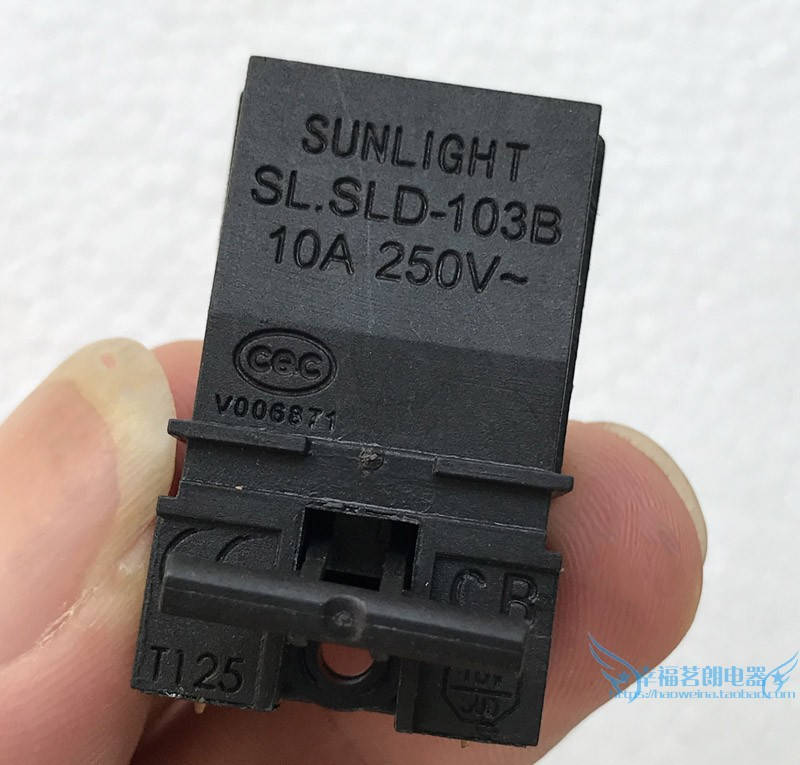 

Термоcтат кнопка включения чайника SL.SLD-103B ST 215-4