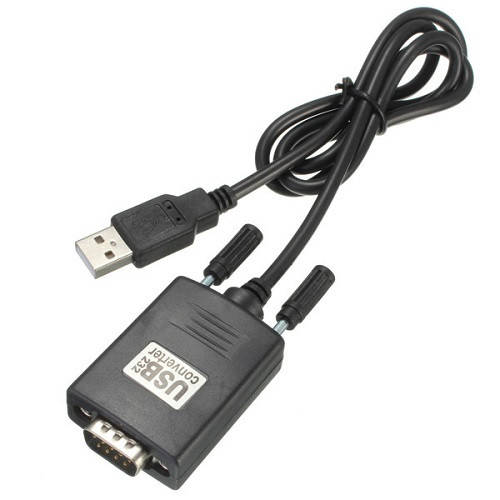 

Кабель переходник USB - RS232 DB9 PL2303+MAX3243C, 0.9м