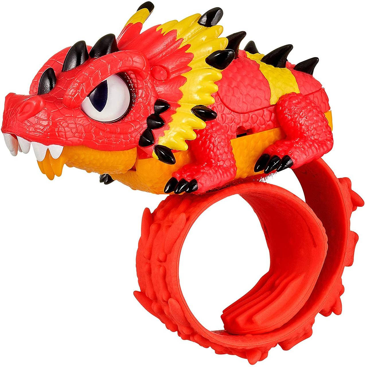 

Интерактивный браслет Moose Little Live Pets Wraptiles - Lizzagon Рептилия Ящерица (28991), Красный