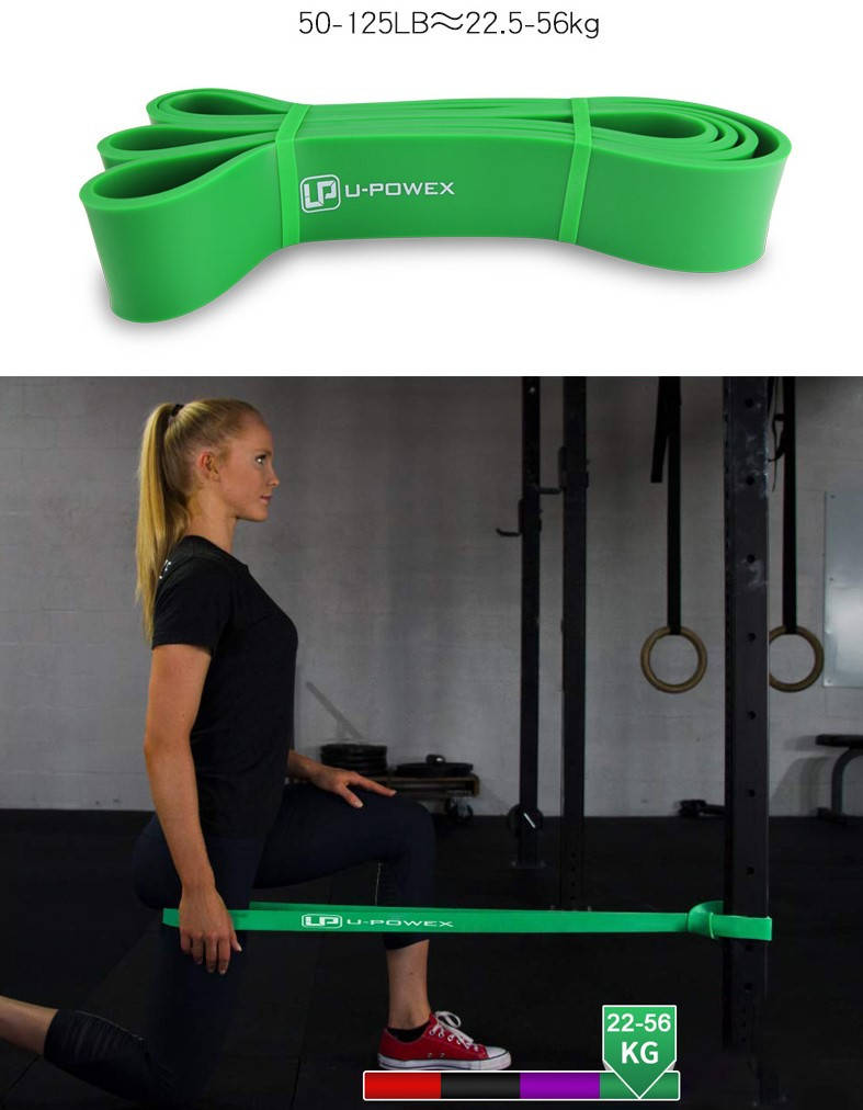 

Петли для подтягивания U-Powex. Поштучно. Зелёная