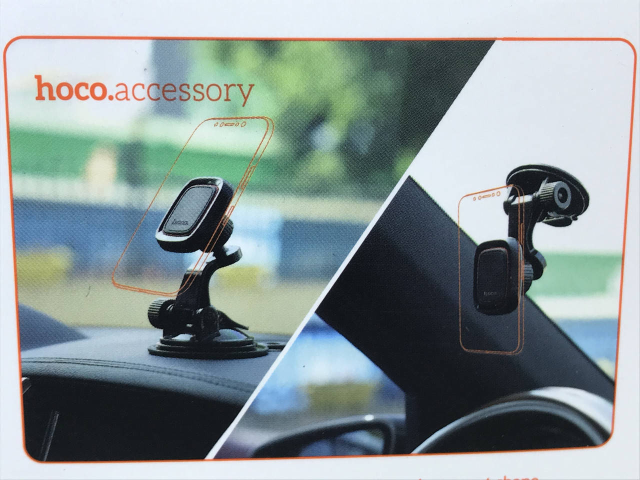 

Автодержатель магнитный holder для смартфона Hoco CA28 черный