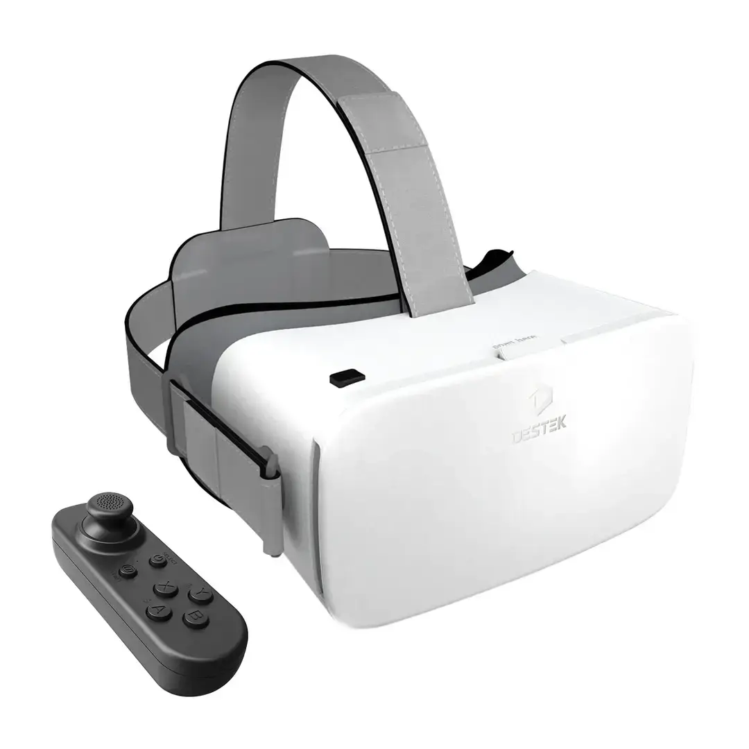 

VR ВР очки DESTEK V5 VR с Bluetooth-пультом виртуальной реальности, Синий