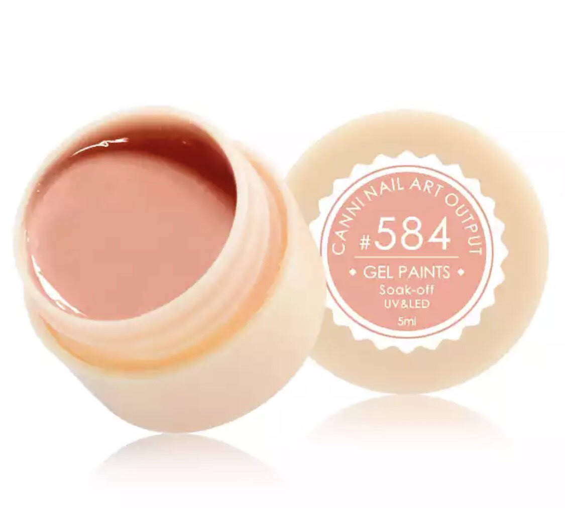 

Гель-краска CANNI 584 (нежный, карамельный), 5 мл