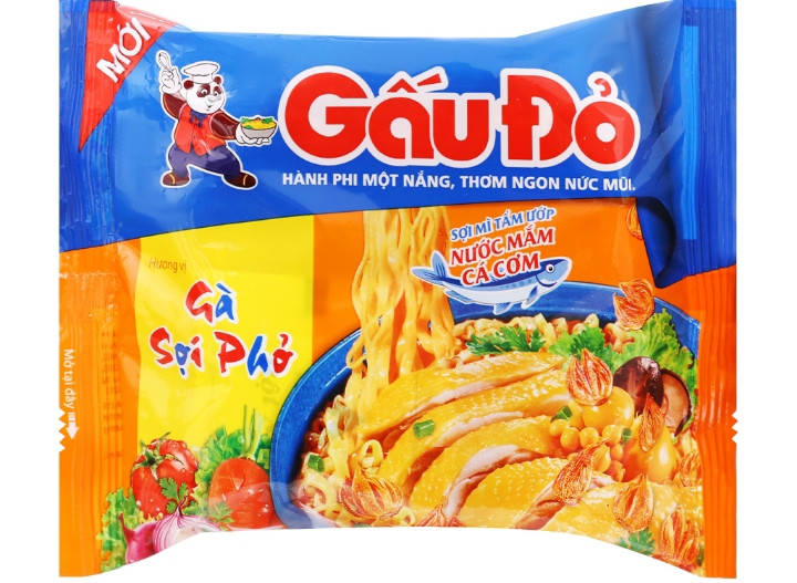 

Вьетнамская мивина Gấu Đỏ со вкусом курицы63г