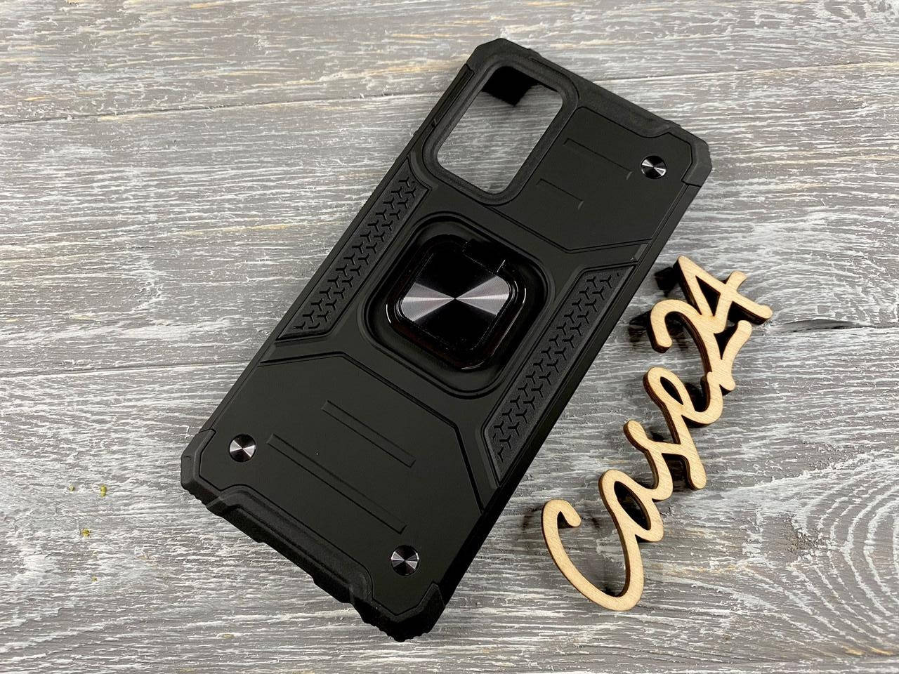 

PC + TPU чехол New Armor на Samsung Galaxy A52 (2 цвета) черный