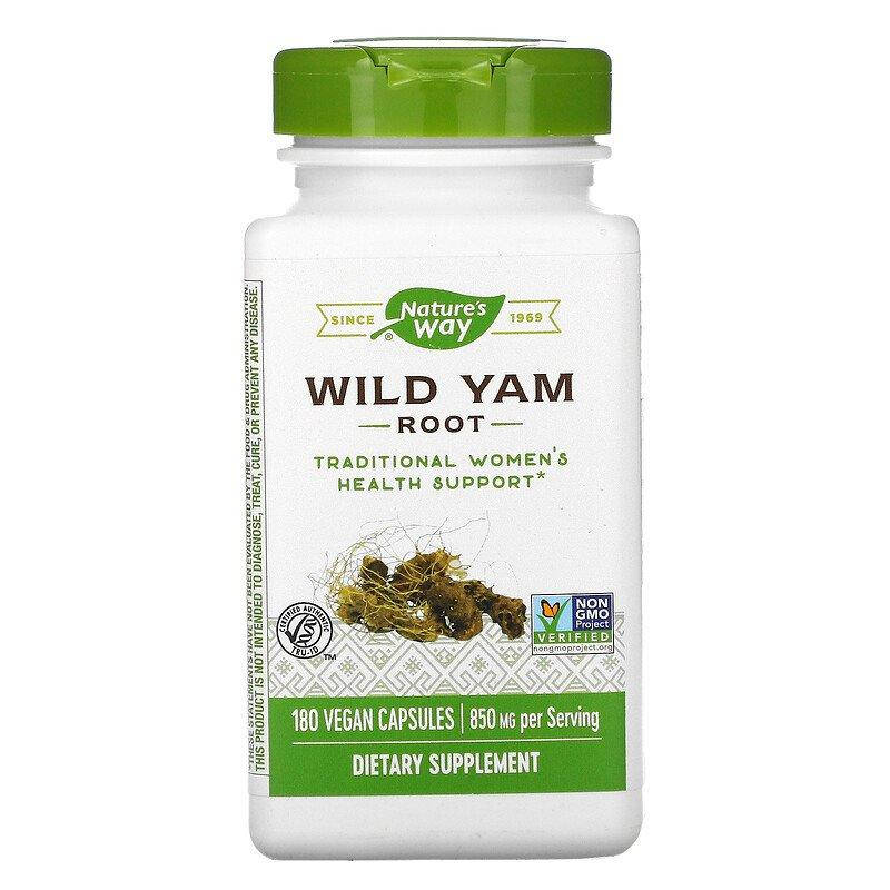 

Natures Way Wild Yam Root 425 mg 180 капсул