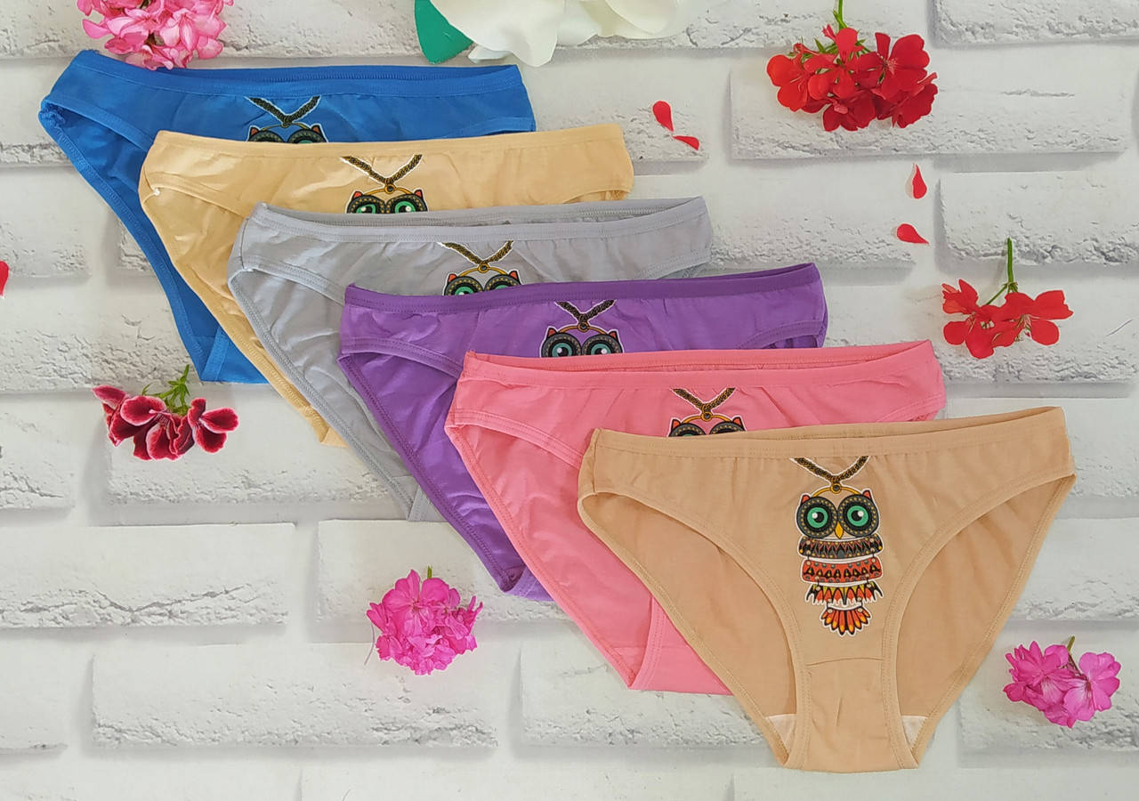 

Трусы женские 2XL(44-46) раз. Хлопок, Разные цвета