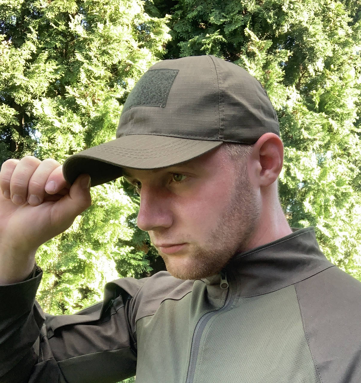 

Тактическая кепка хаки (олива), Блайзер камуфляжный,Кепка-блайзер олива,Кепка с липучкой,Бейсболка армейская, Оливковый