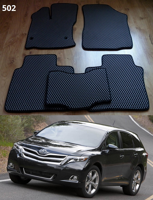 

Коврики ЕВА в салон Toyota Venza '08-17, Черный
