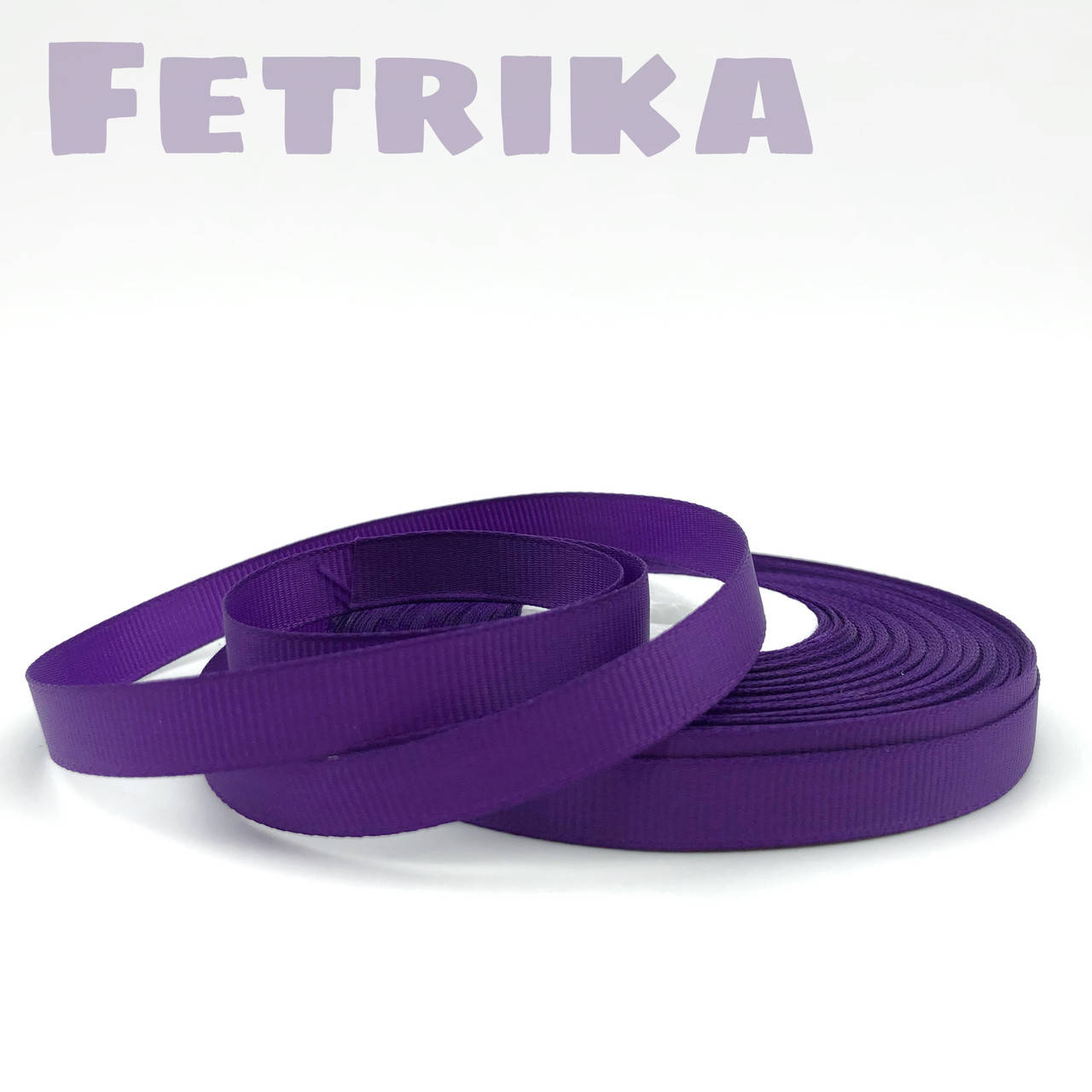 

Лента репсовая однотонная 0,9 см фиолетовая, Фиолетовый