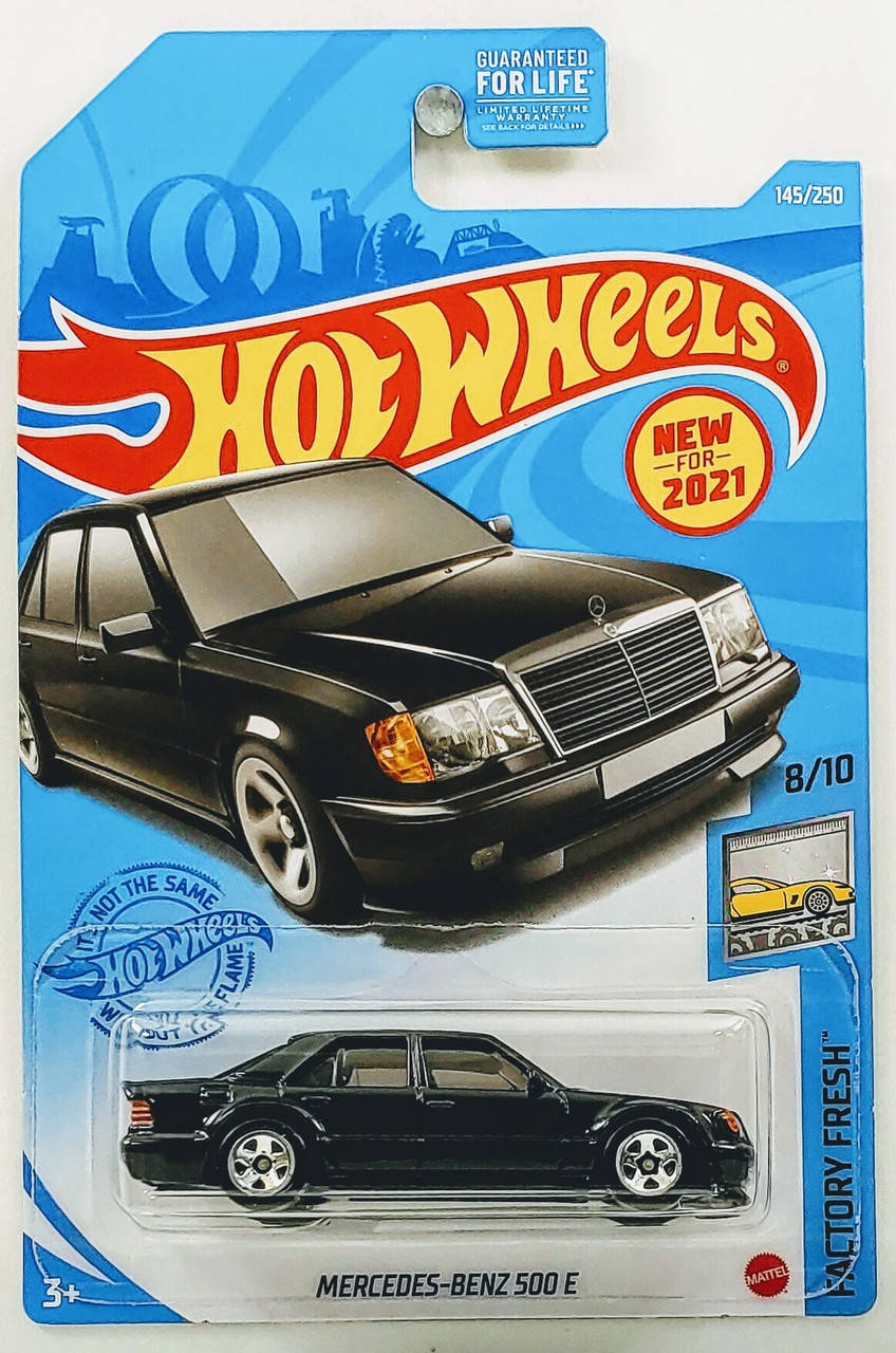 

Машинка Hot Wheels - Mercedes-Benz 500 E - 2021 Factory Fresh (#145). Mattel. Оригинал