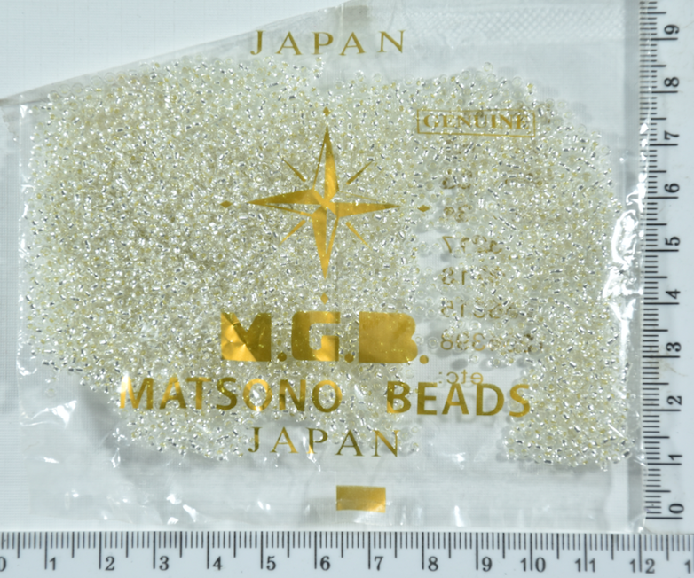 

Бисер №11/0 "MATSUNO"-Япония(50гр) №34 серебро уп=1шт