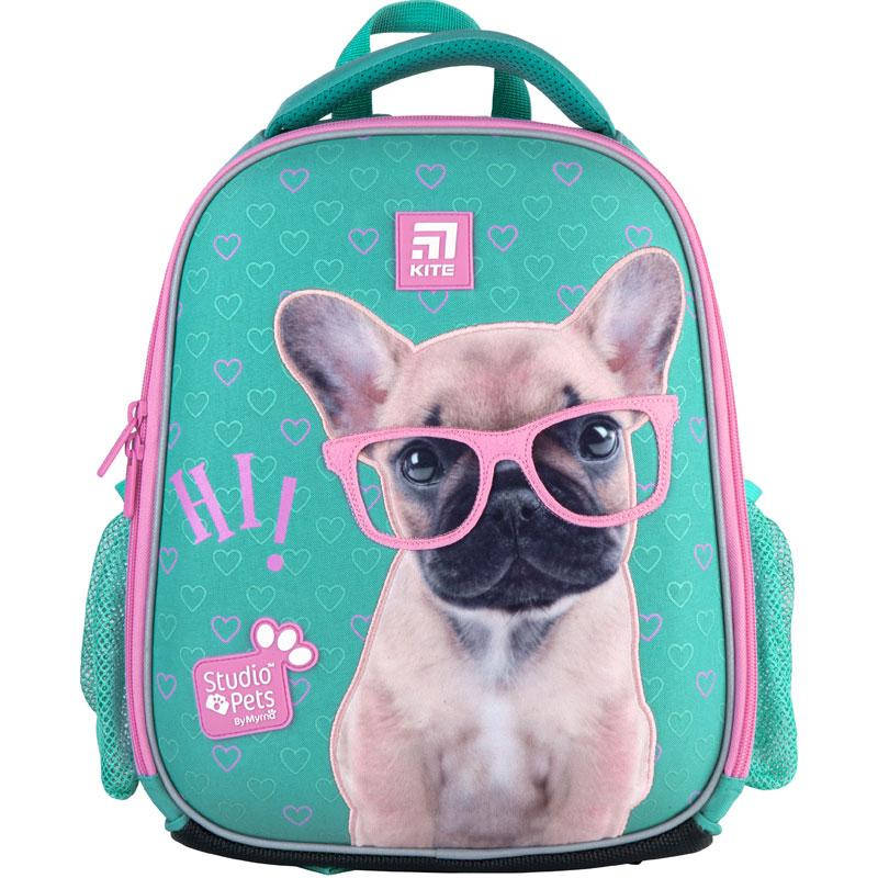 

Рюкзак школьный каркасный Kite Education Studio Pets SP21-555S-1, Бирюзовый