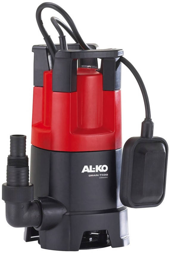 

Погружной насос для грязной воды AL-KO Drain 7500 Classic (450 Вт, 7500 л/ч)