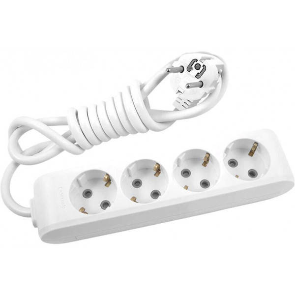 

Panasonic Подовжувач Panasonic X-tendia із заземленням 4 гн. 5 м, з захистними шторками, сірий WLTB04452GR-UA