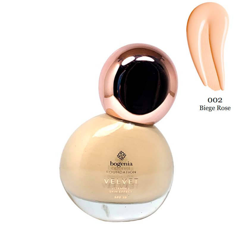 

Матирующая тональная основа Bogenia Velvet BG602 - №2 (Beige Rose)