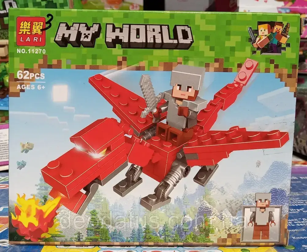 

Конструктор MINECRAFT My world 11270 Майнкрафт Битва на драконах