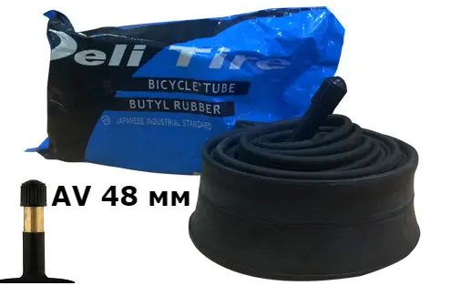 

Камера велосипедная Deli Tire 29 x 2,10 / 2,40 AV (48 мм)
