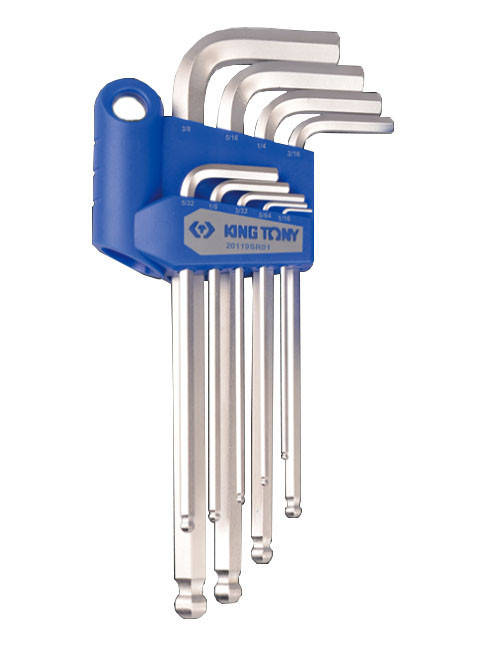 

Набор шестигранников 9 ед. длинные дюйм. (1/16"-3/8")