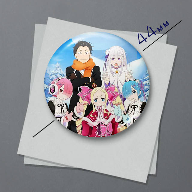 

"Жизнь с нуля / ReZero" магнит круглый Ø44 мм