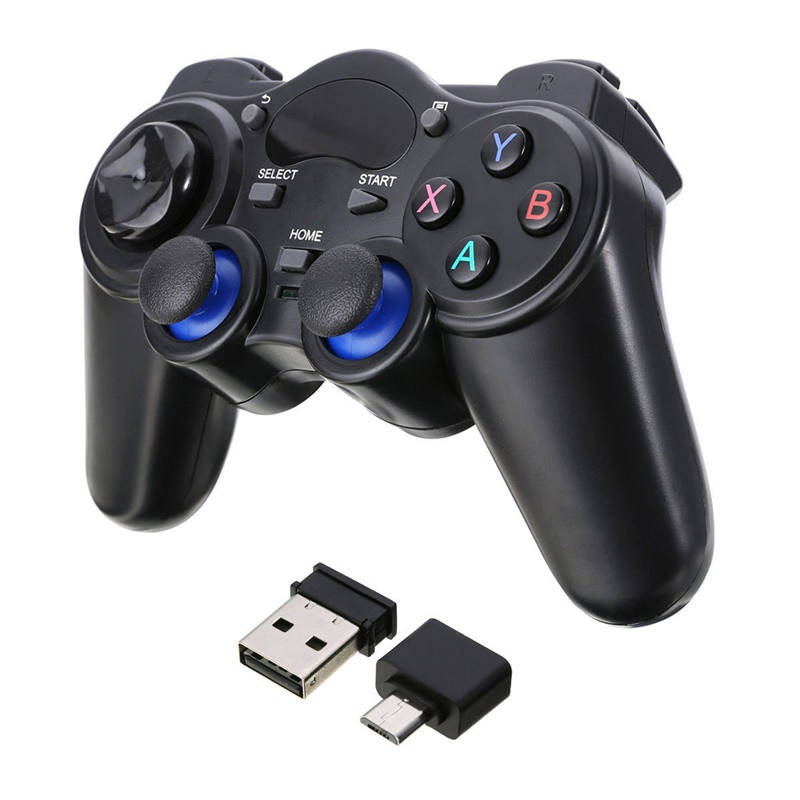 

Беспроводной геймпад джойстик Primo Game для Android TV Box, Smart TV, планшета + переходник microUSB-USB, Черный