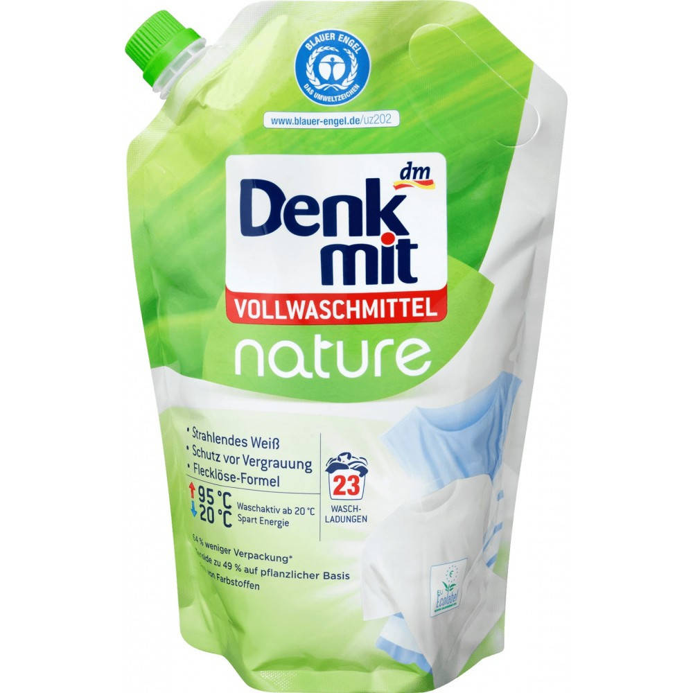 

DenkMit Vollwaschmittel Nature био-гель для стирки белого белья 1,265 л