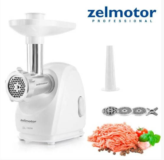 

М'ясорубка електрична ZELMOTOR 489.8 потужність 1900 Вт оригинал