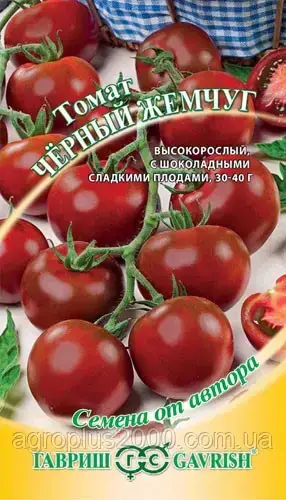 

Семена Томат индетерминантный Черный жемчуг 0,1 грамма Гавриш