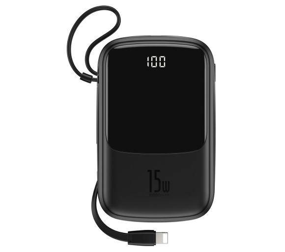 

Powerbank Baseus PPQD-B01 Powerbank Qpow з кабелем Lighting, 10000 mAh, 15W
