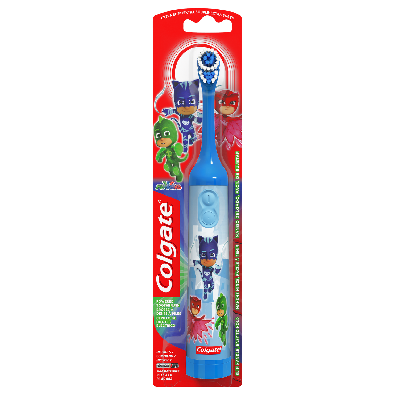 

Колгейт детская электрическая зубная щетка Герои в масках Кетбой Colgate Kids