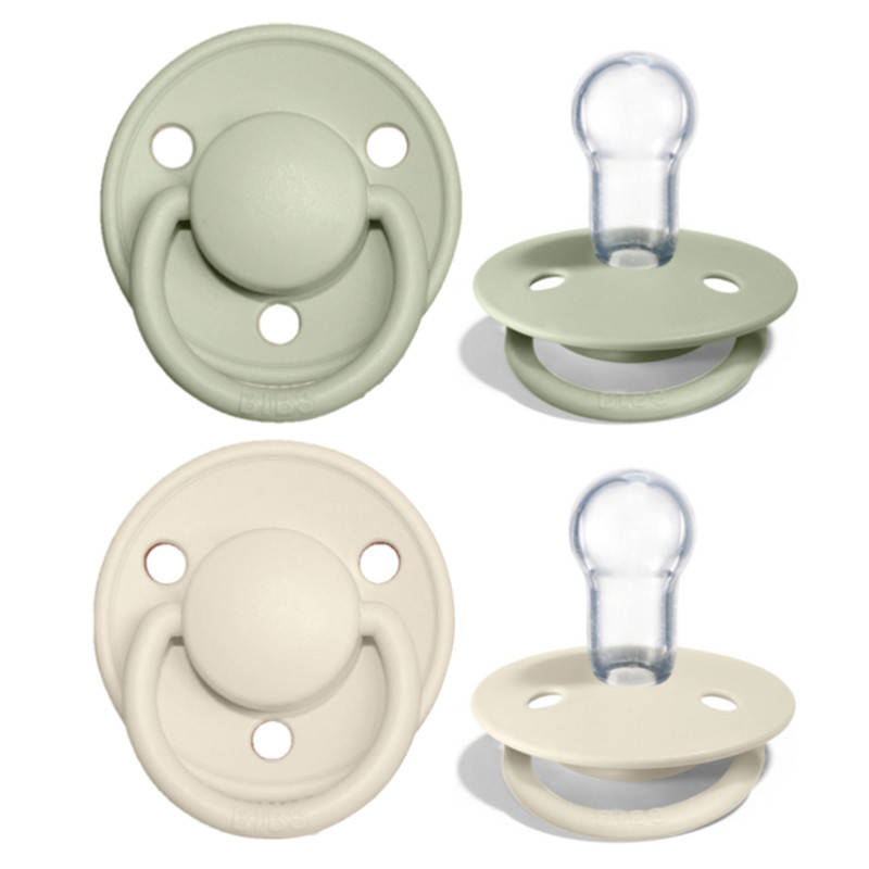 

Пустышка Bibs de Lux Sage + Ivory силикон 0-36 мес.