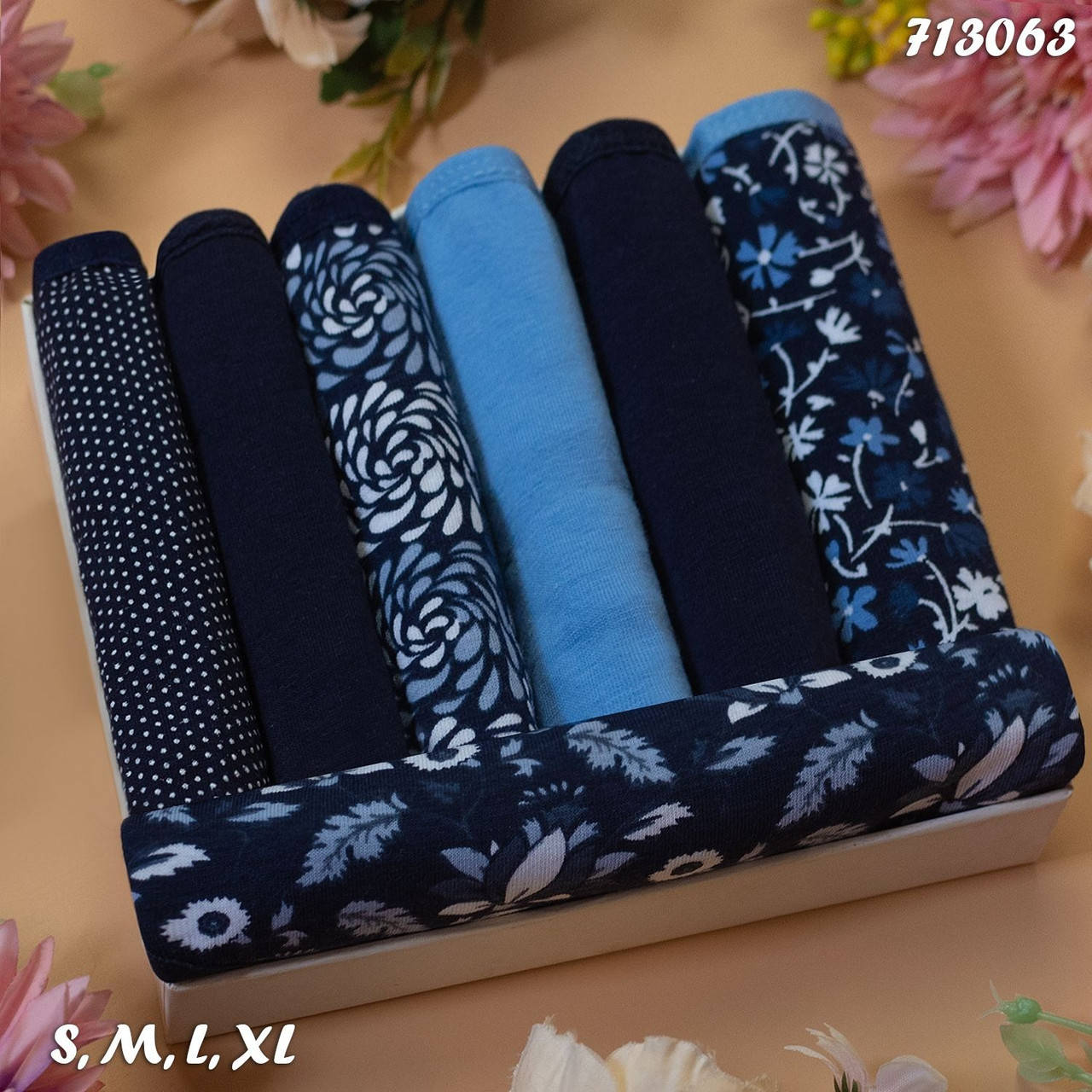 

Трусы женские Nicoletta Турция недельки S, M, L, XL 7 шт., Разные цвета